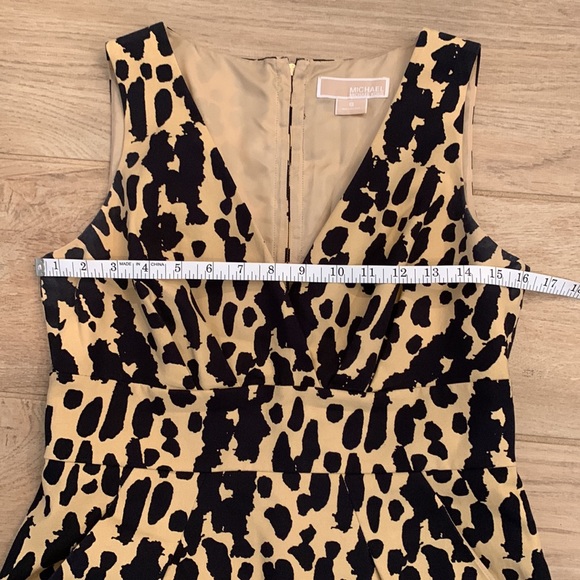 Michael Kors A Line Animal Print Dress - Picture 7 of 10